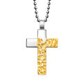 Two Colors Cross Men Jewelry Pendant